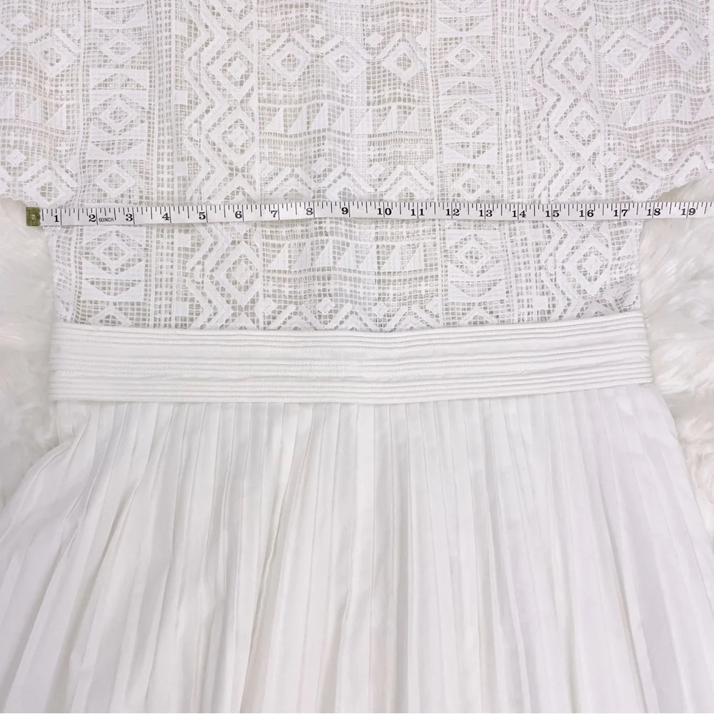 MADEWELL Geo Lace Dress Size 6 - Picture 7 of 11